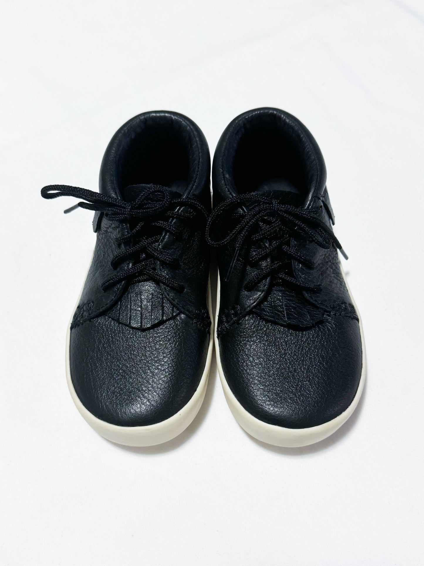 Freshly Picked Leather Fringe Lace-Up Shoes