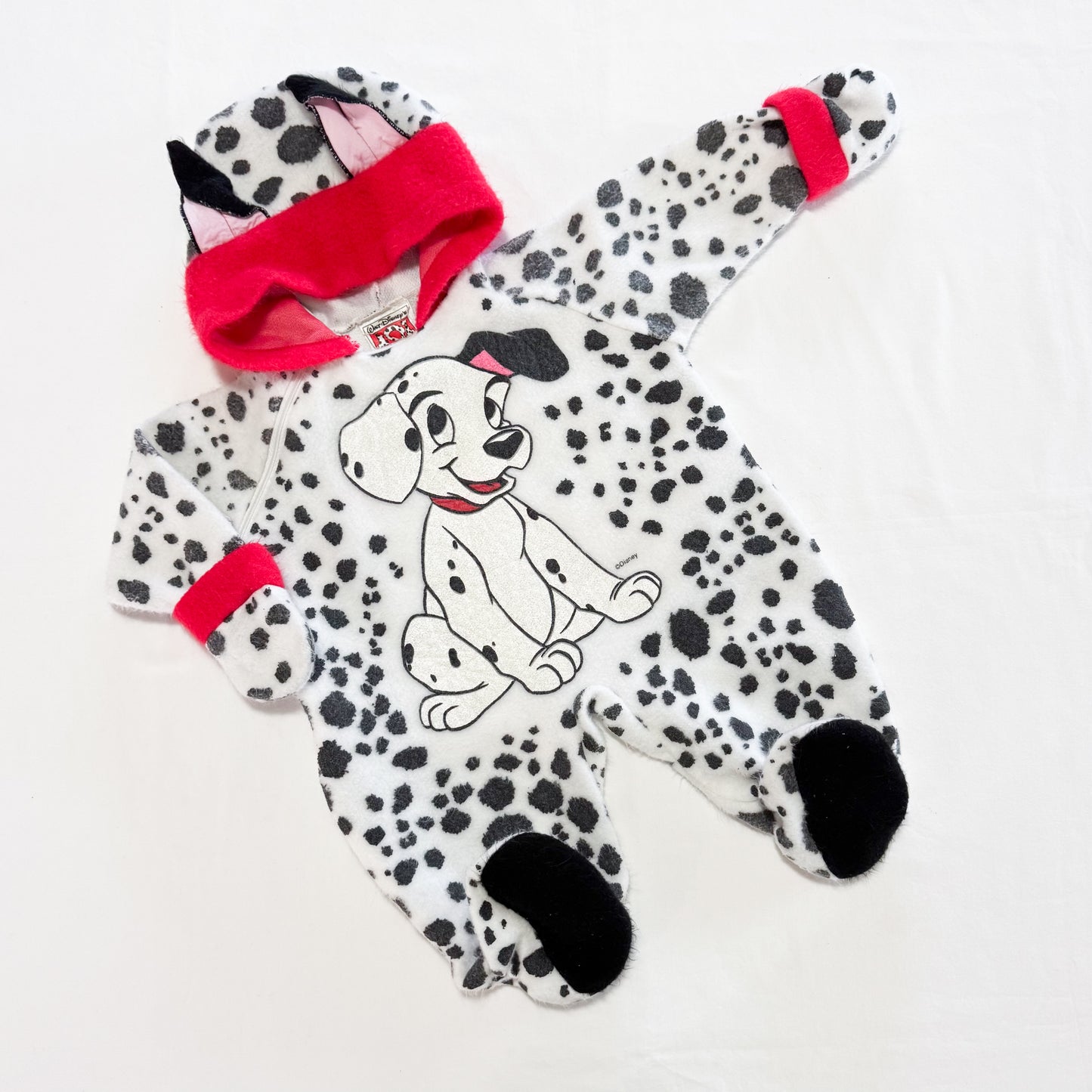 101 Dalmatians Fuzzy Suit 3-6m