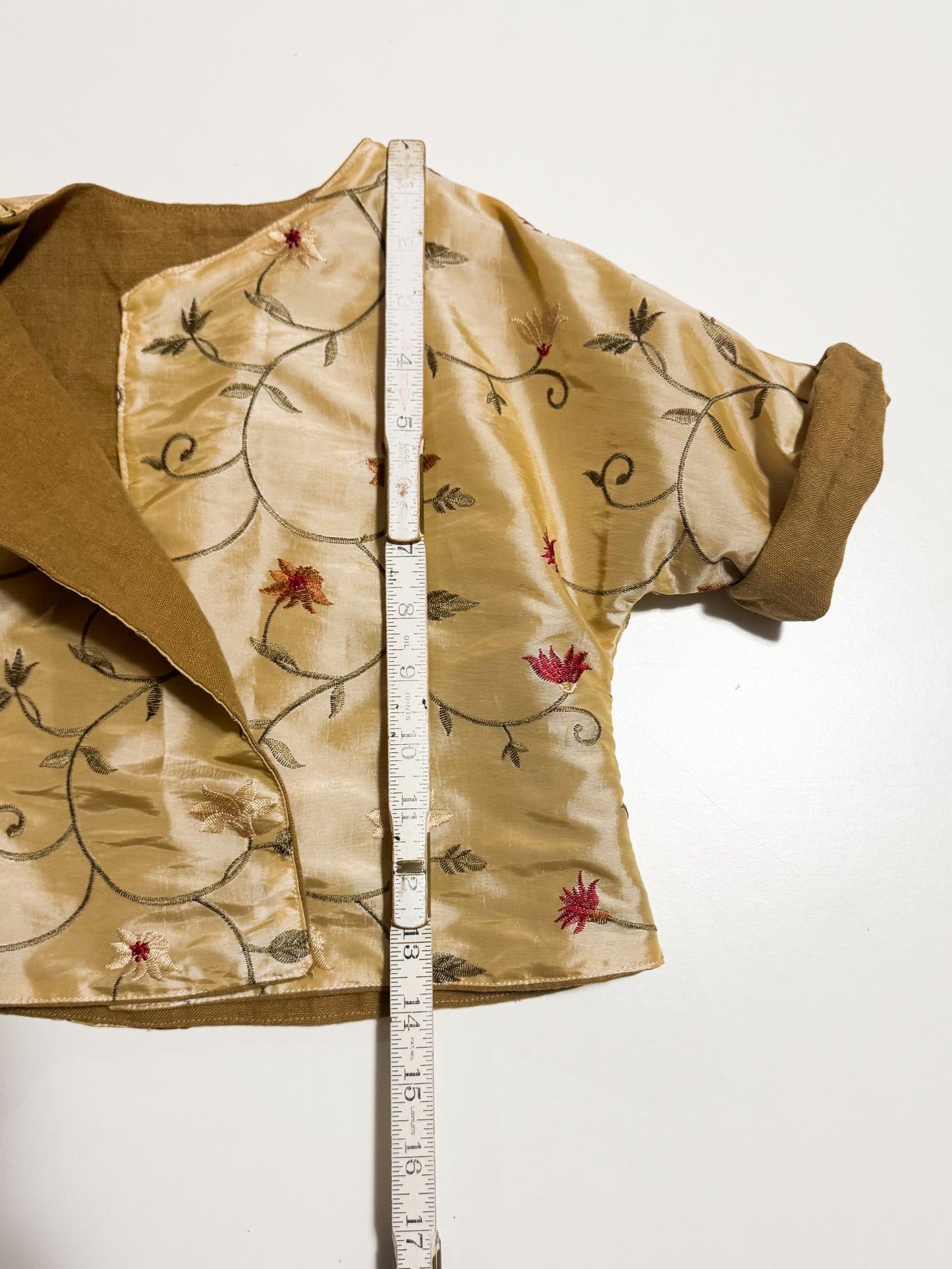 Reversible Silk Kimono Blazer 1-3Y