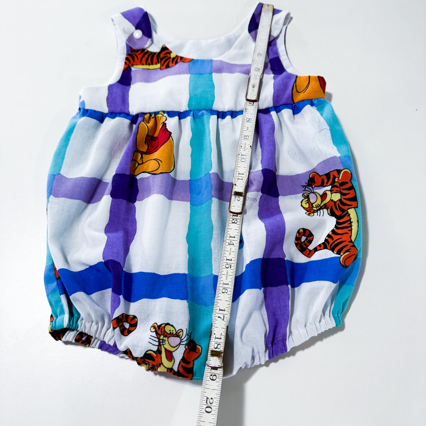 Vintage Upcycled Winnie the Pooh Bubblesuit 18-24 months