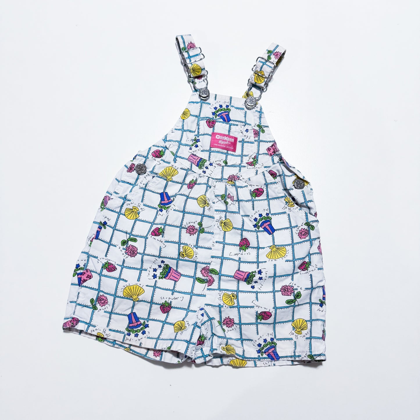 Vintage Oshkosh Seaside garden Shortalls