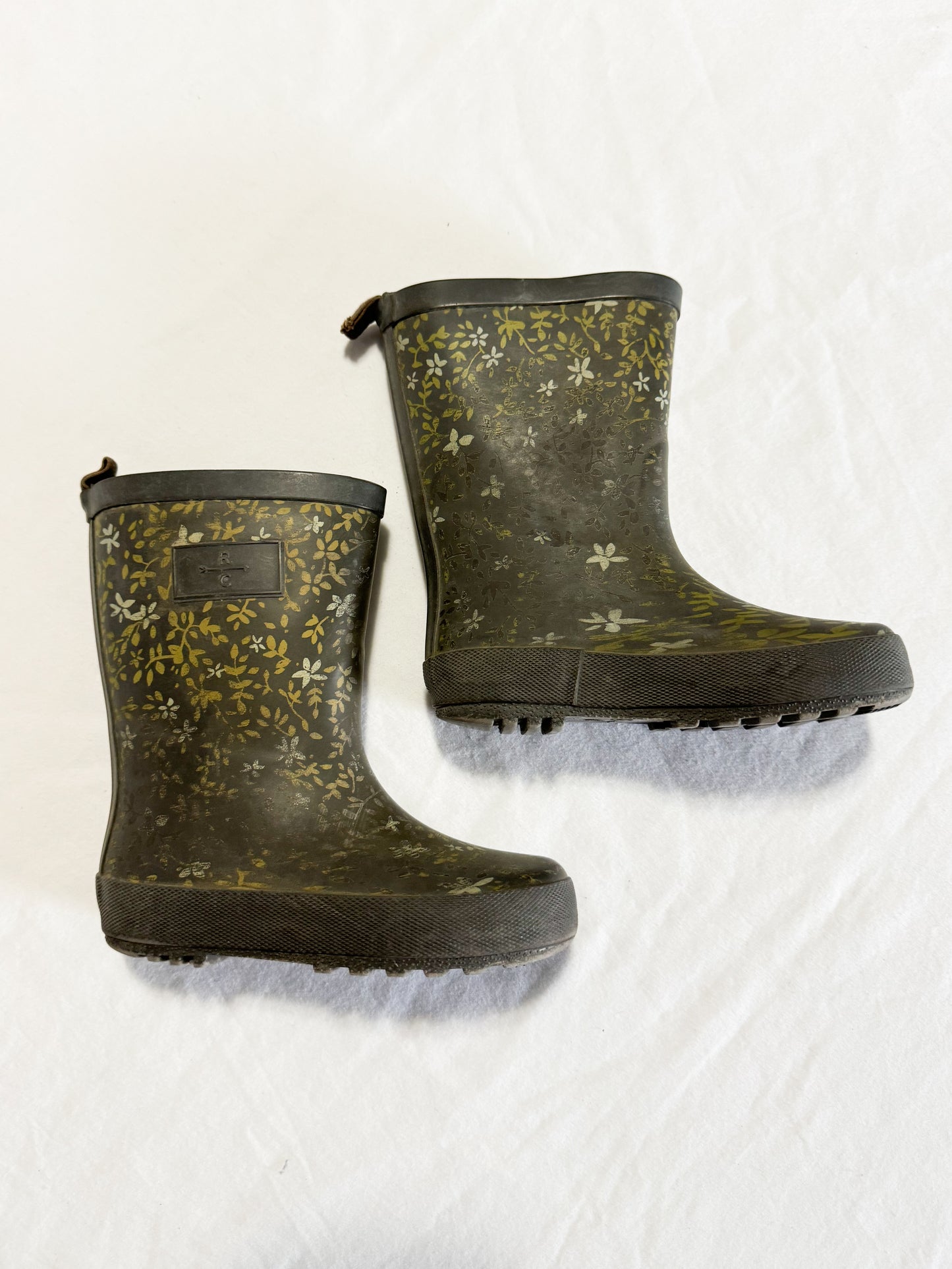 Rylee + Cru AOP Floral Rain Boots