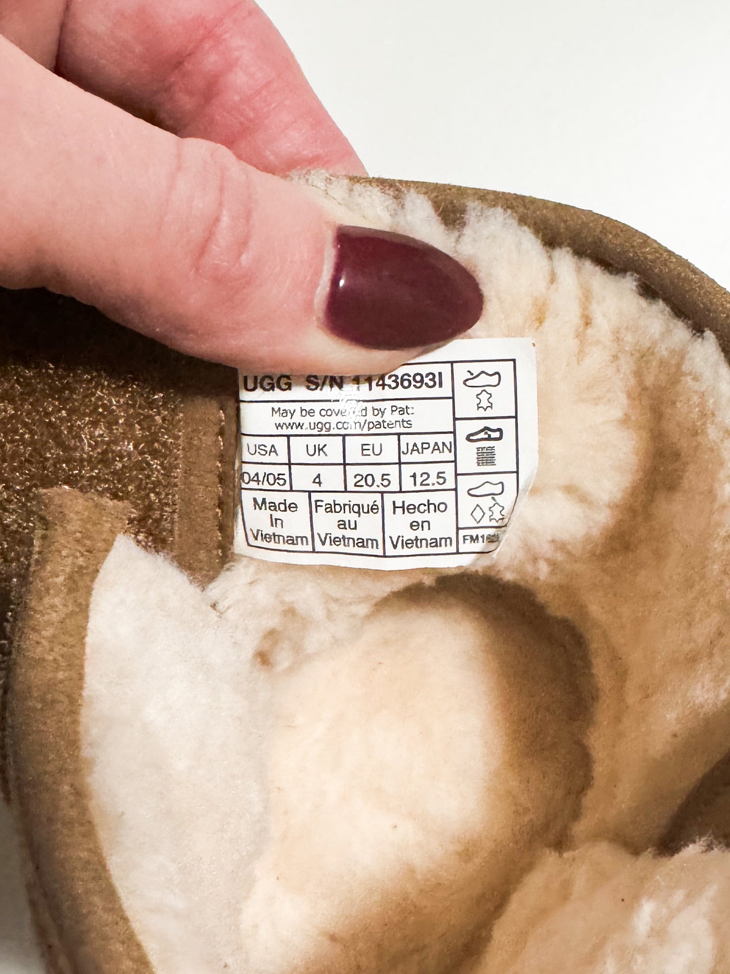 Ugg Suede Crib Boots 5US