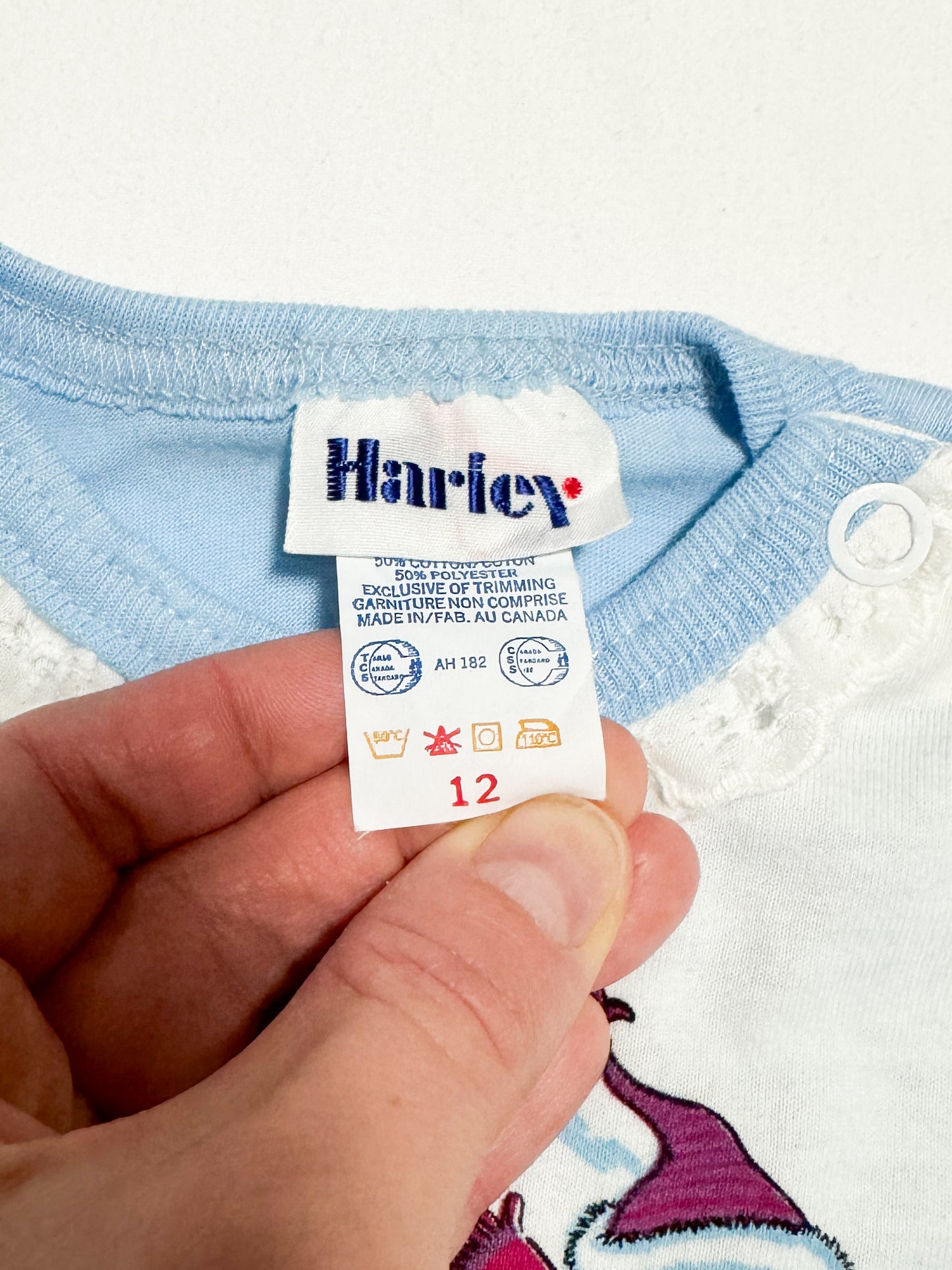 Vintage Deadstock Harley Sledding Bears Long Sleeve Top 6-12 months