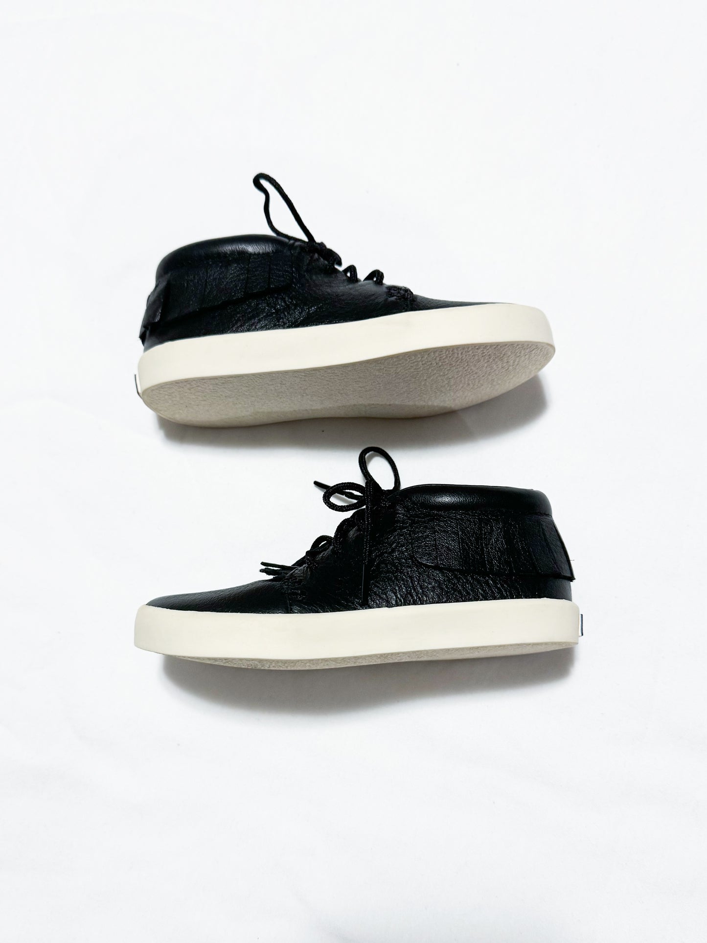 Freshly Picked Leather Fringe Lace-Up Shoes