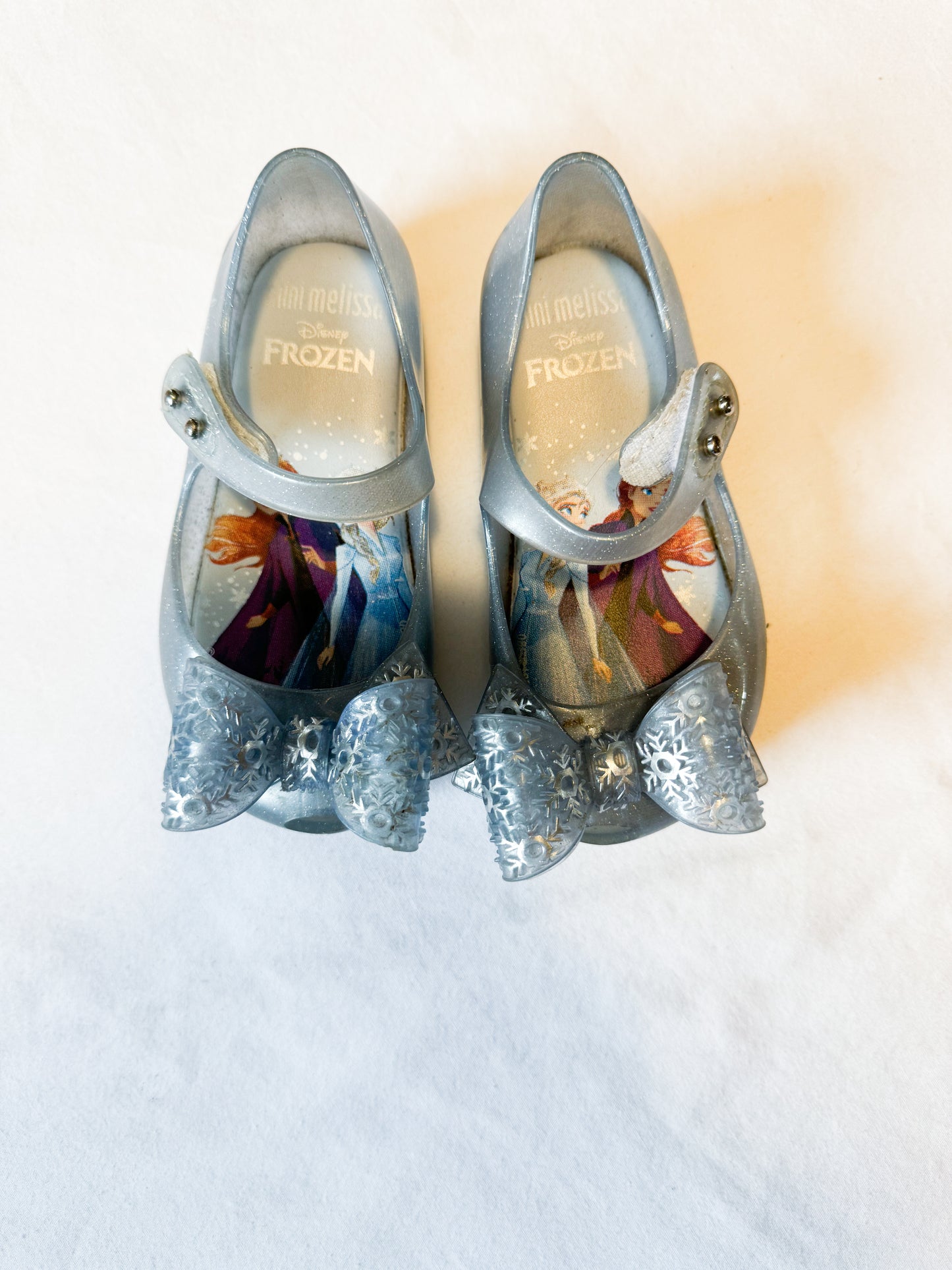 Mini Melissa Frozen Jelly Bow Mary Jane’s 6/7US