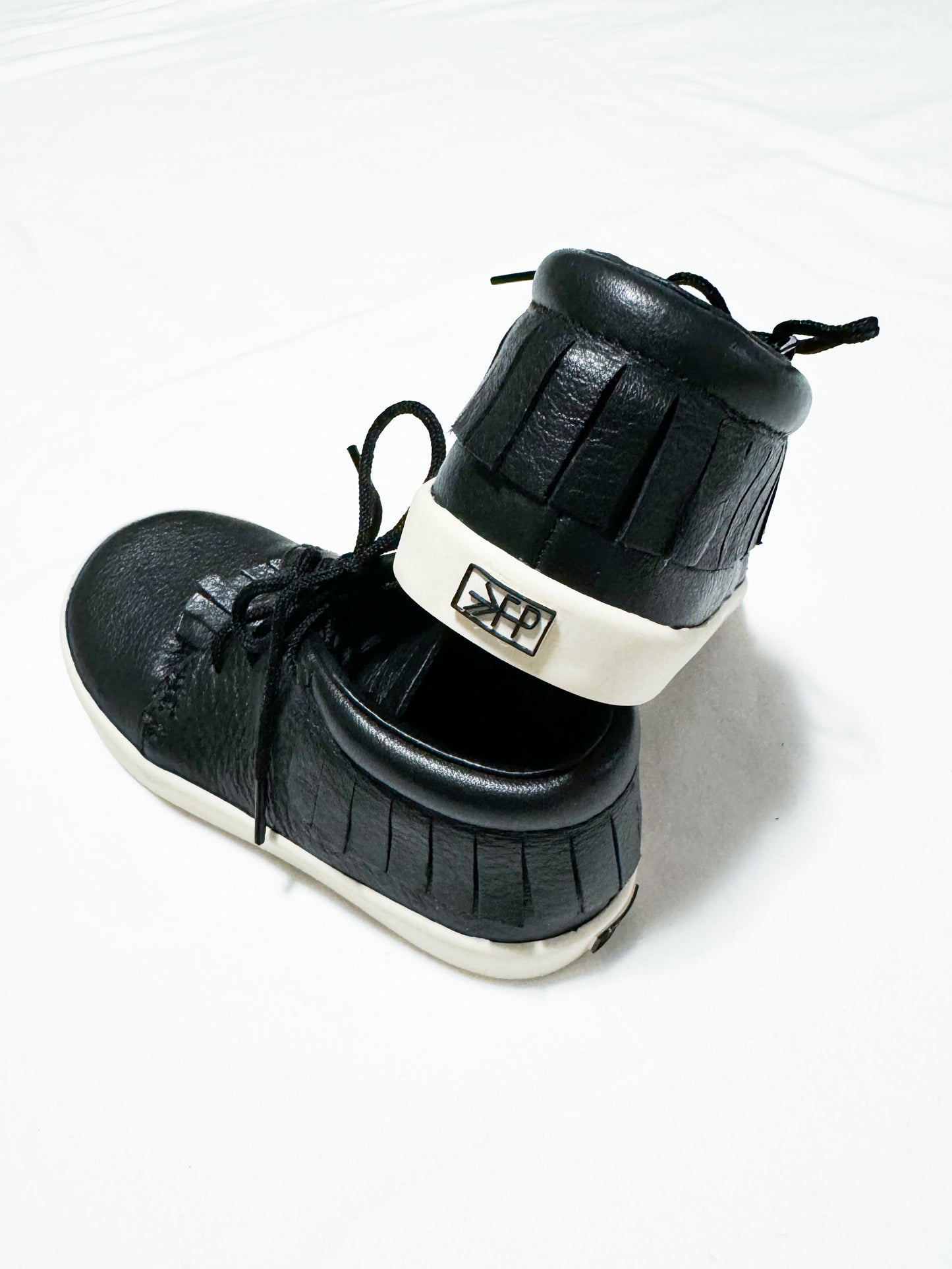 Freshly Picked Leather Fringe Lace-Up Shoes