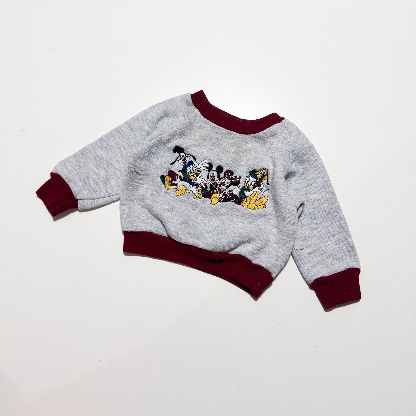 Mickey and crew heather grey sweatshirt