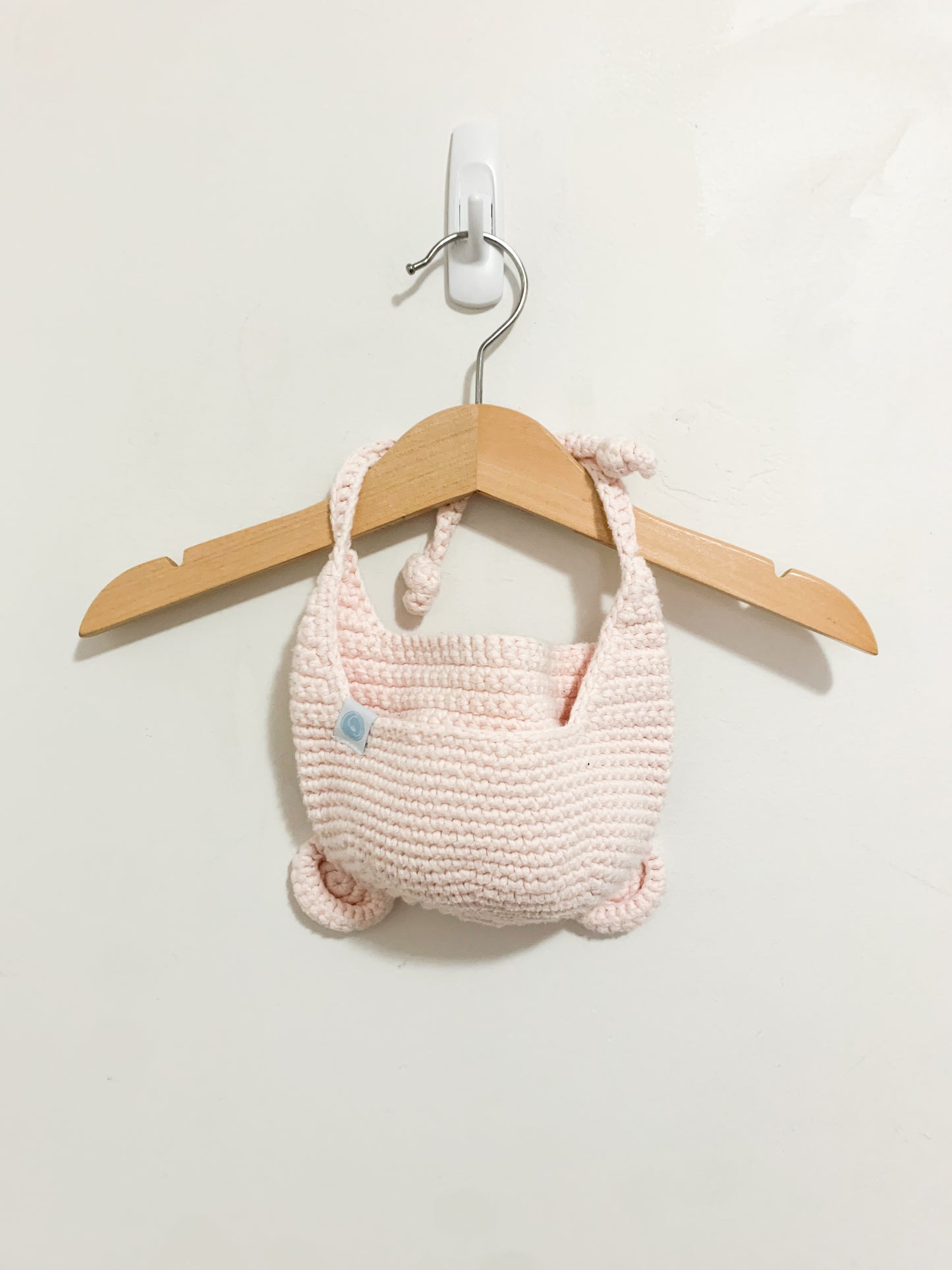 Beba Bean Crochet Bear Ear Bonnet 3-6 months