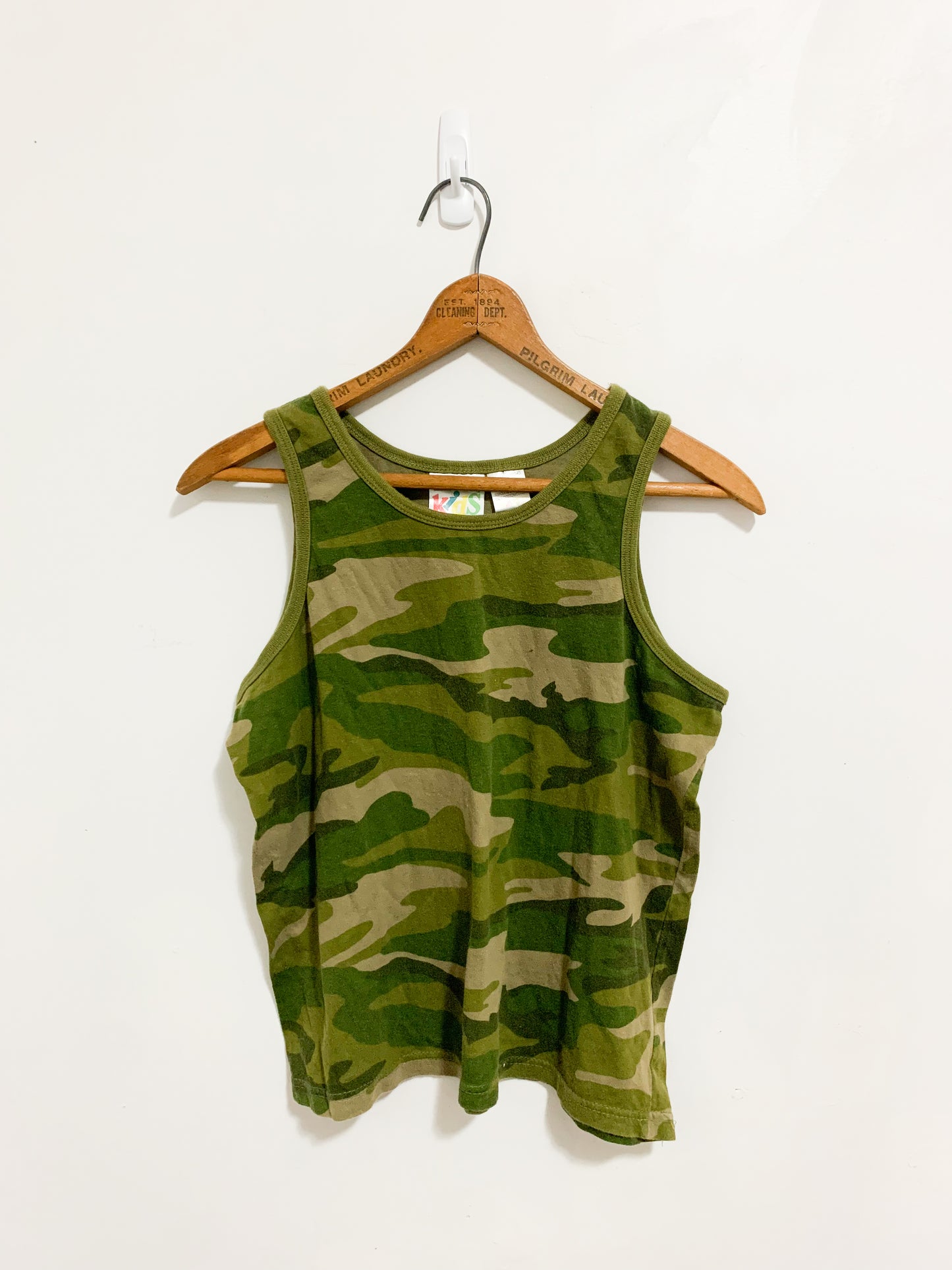 Vintage Sears Camo Tank Top 6-8 years