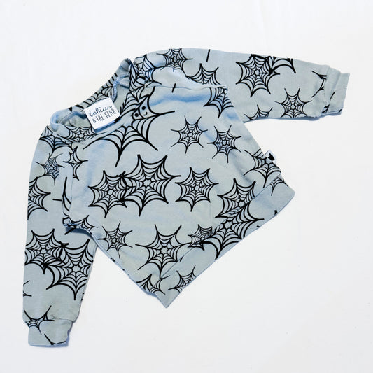 Tobias & The Bear Spider Web Crewneck Shirt 0-6 months