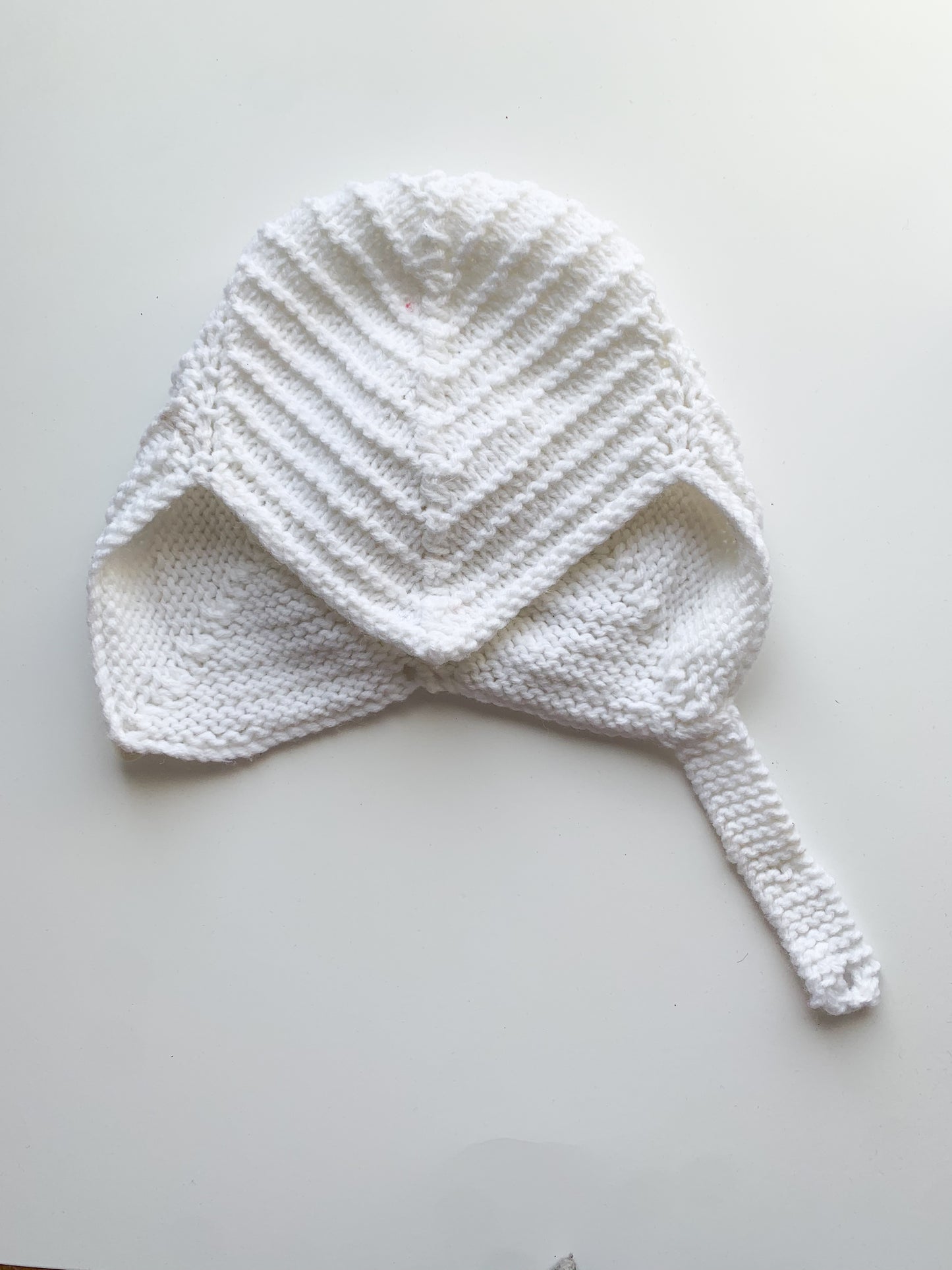 Vintage Handknit Bonnet 1-2 years