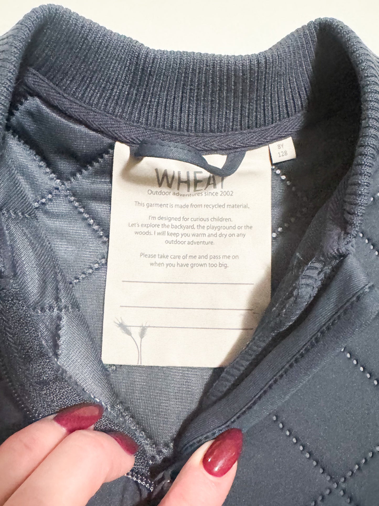 Wheat Thermal Jacket size 8Y