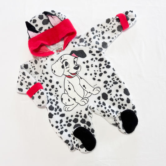 101 Dalmatians Fuzzy Suit 3-6m