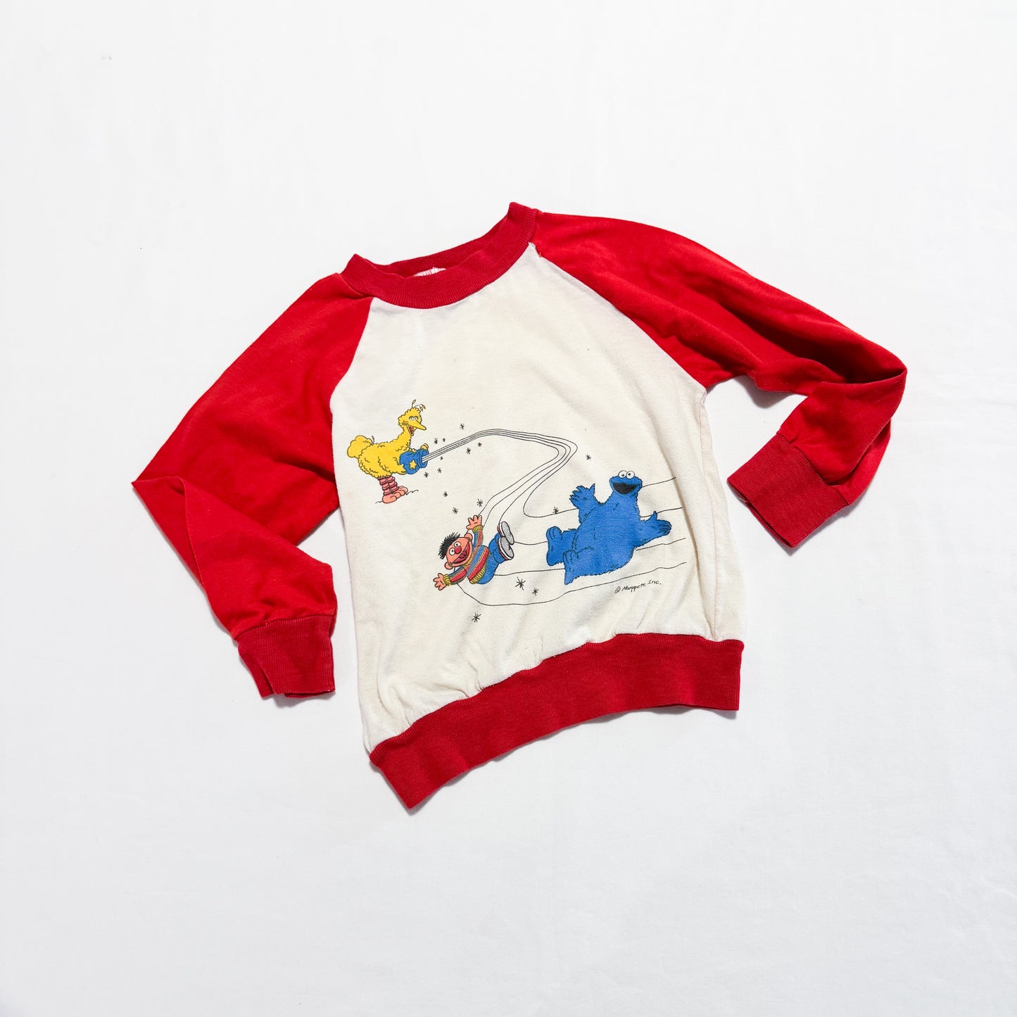 Vtg Sesame Street raglan top