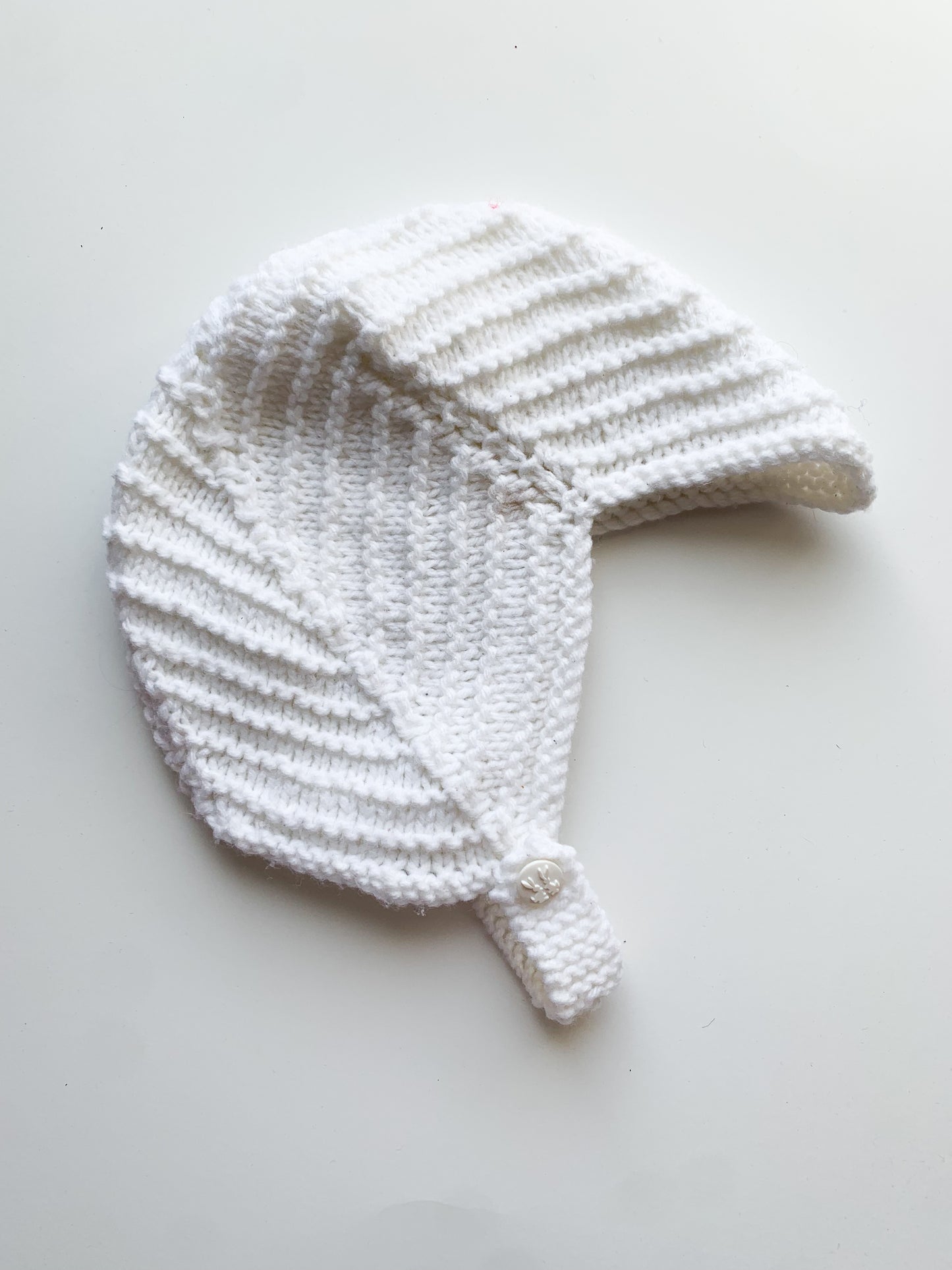 Vintage Handknit Bonnet 1-2 years