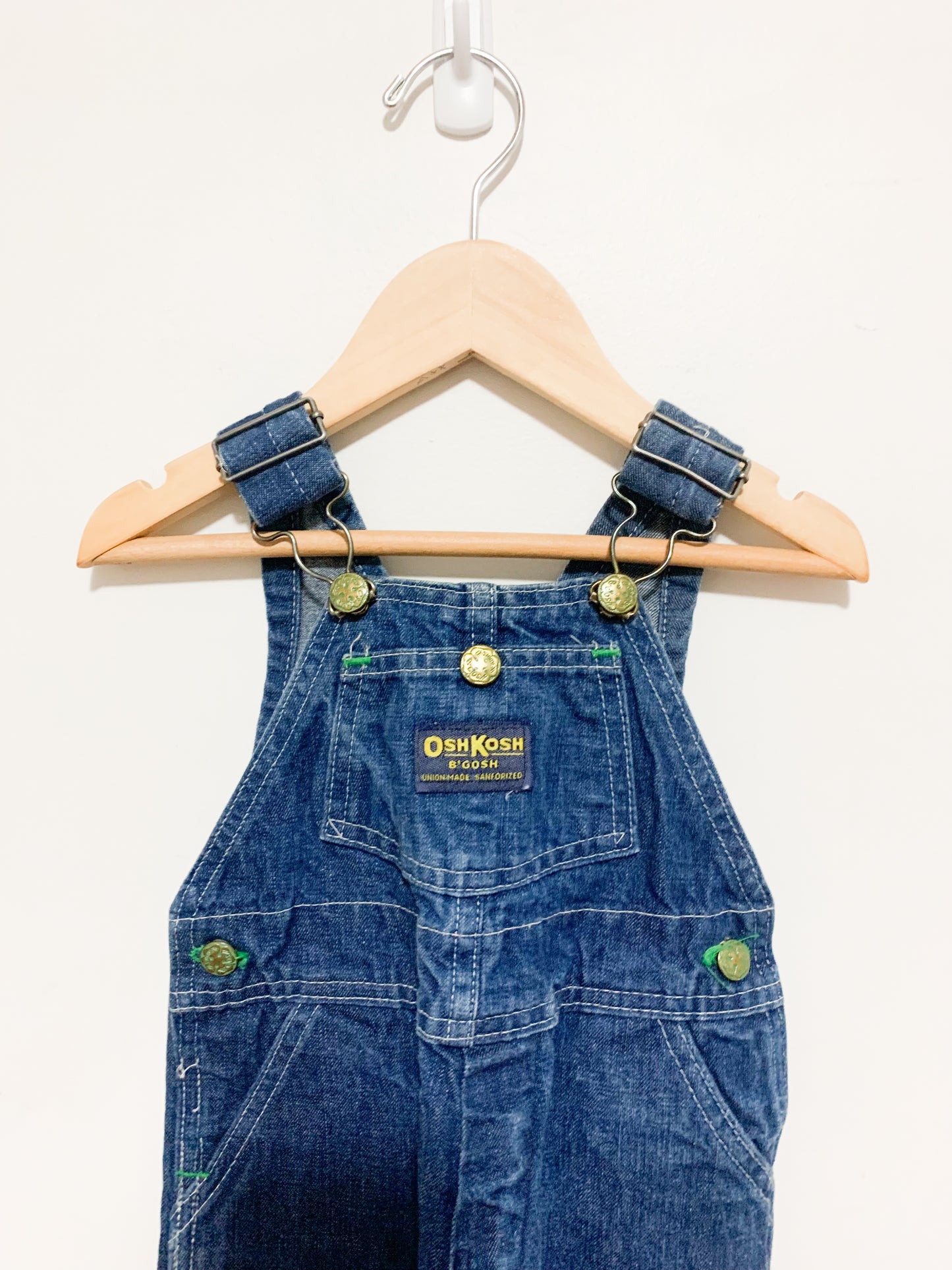 Vintage Oshkosh Denim Overalls 12 months