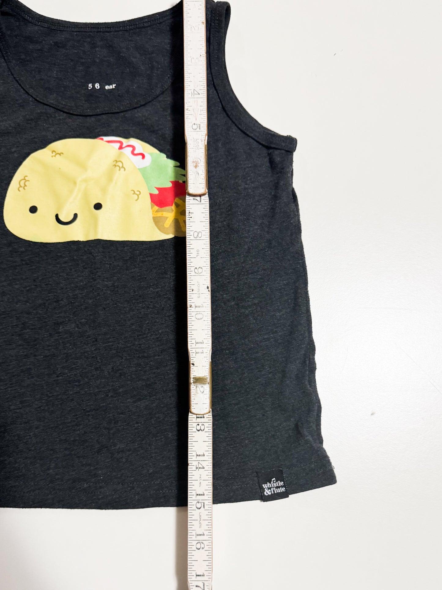 Whistle & Flute Taco Tank Top 5-6Y