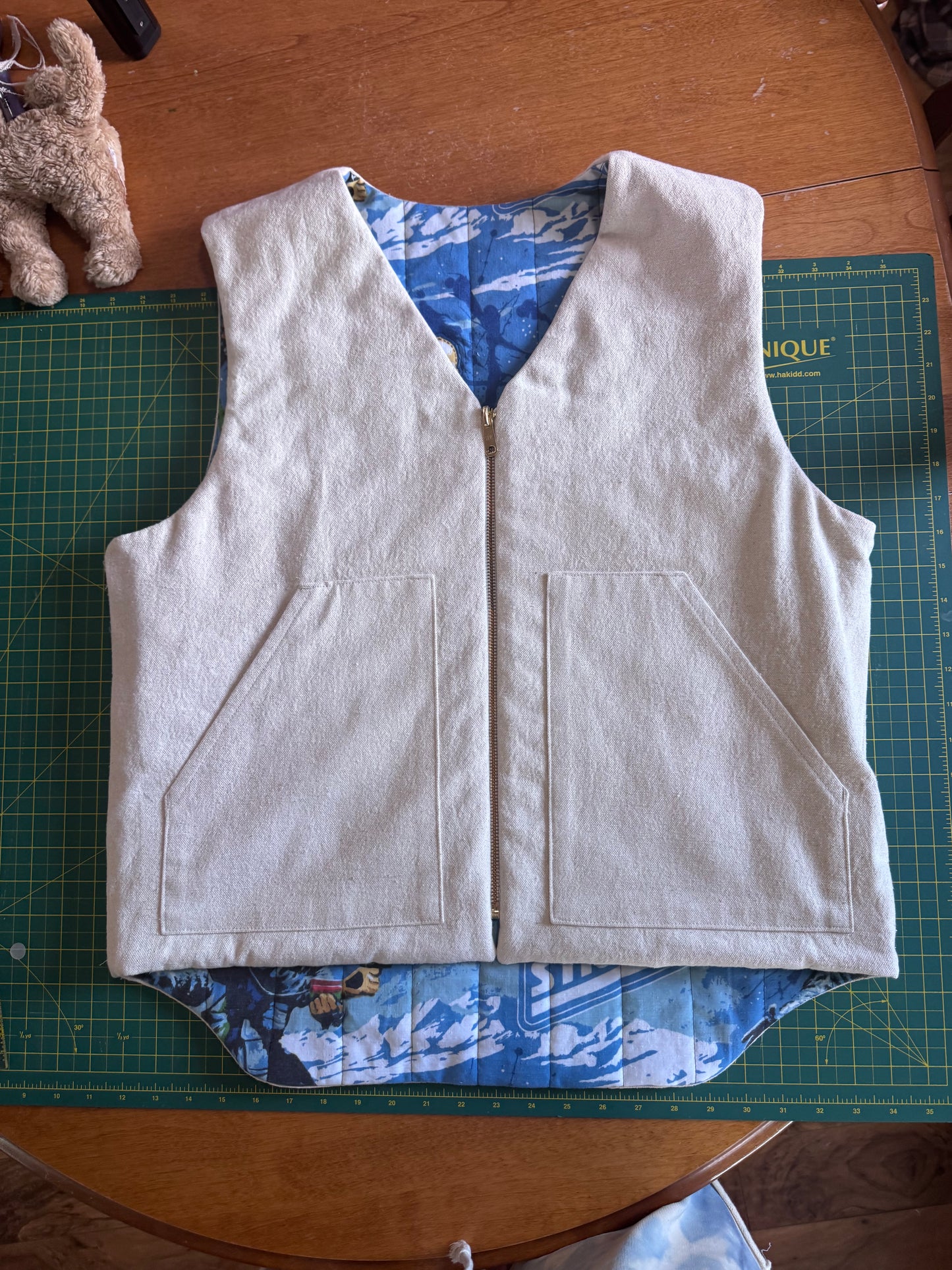 Custom upcycled vest men’s size large