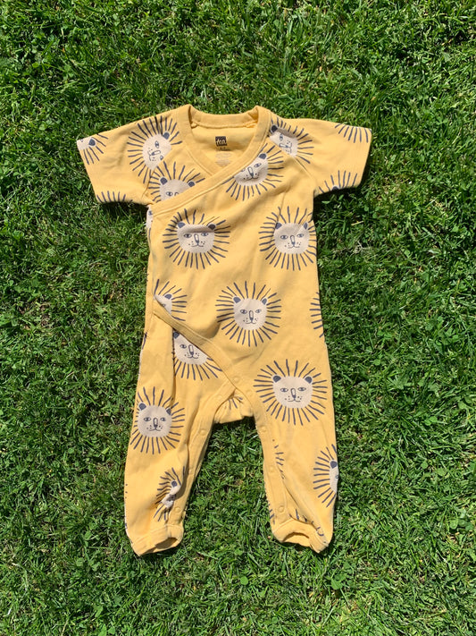 Tea Lion Kimono Romper 6-9 months