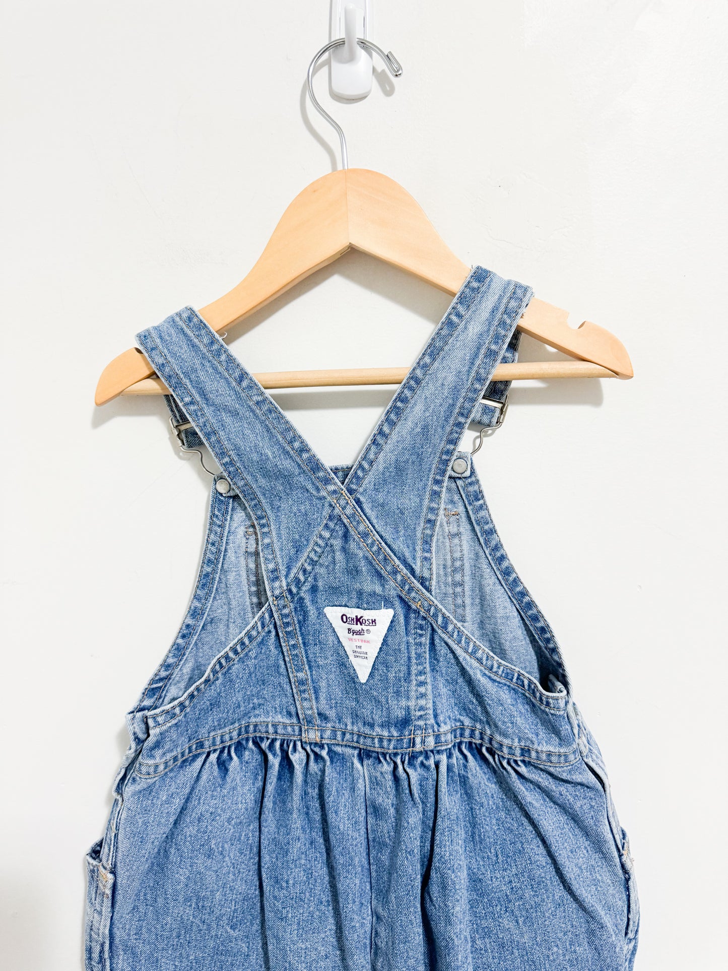 Vintage Oshkosh Denim Bubble Overalls 3X-4 years