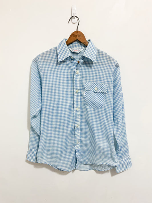 Vintage Levi’s 70’s Gingham Shirt 10-12 years Womens XS/S