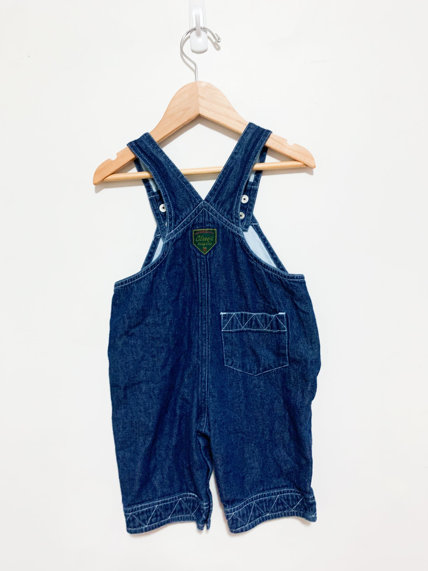 Vintage Baby Gap Chambray Lined Overalls 6-12 months