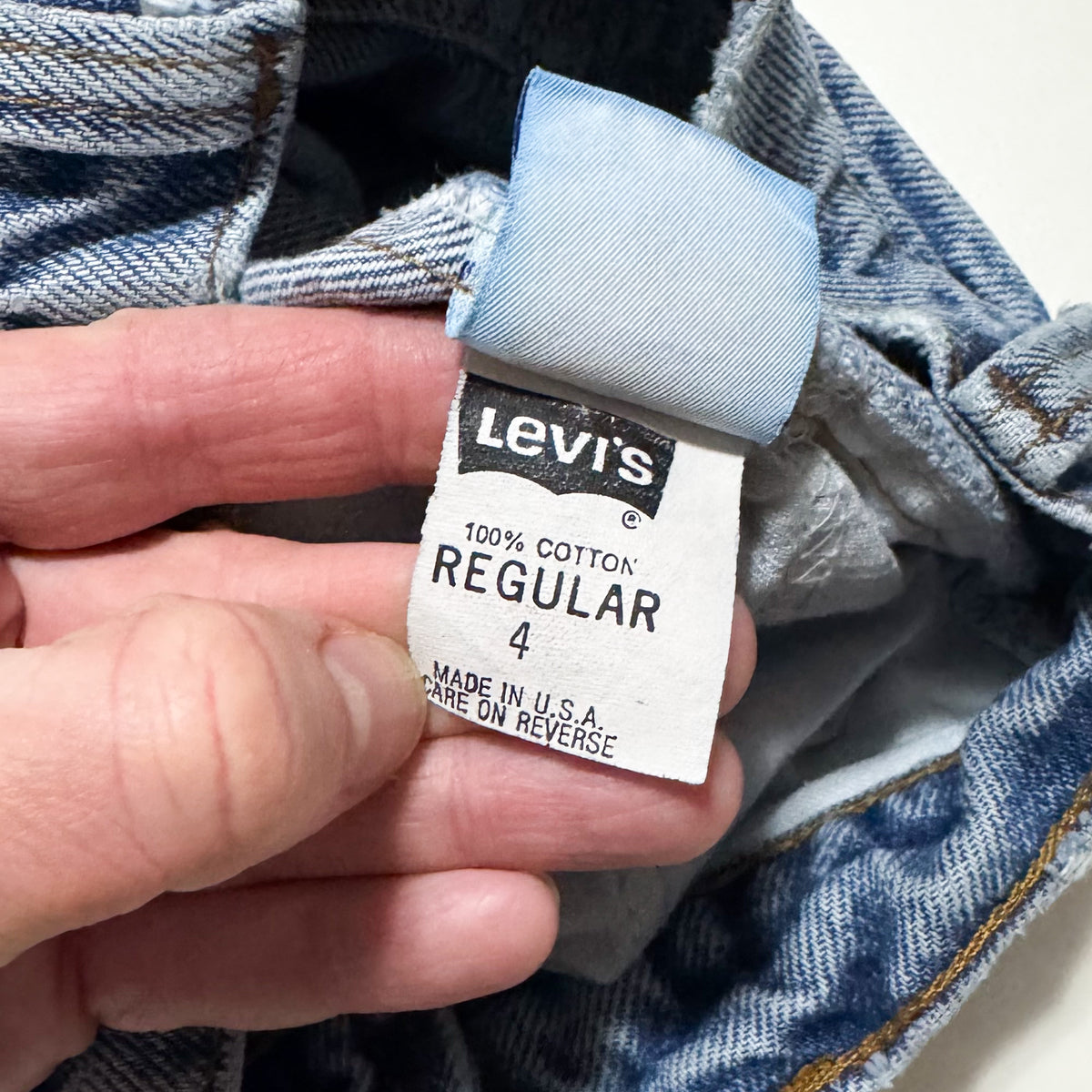Vintage Levi’s with Sashiko Mending size 4