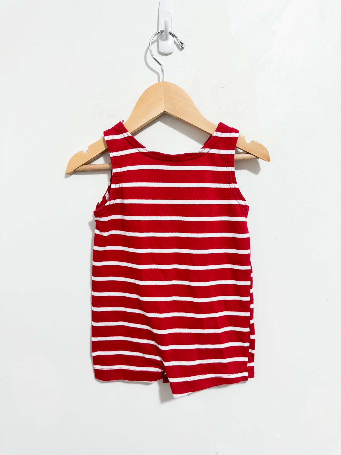 Vintage Health-Tex Striped Sailor Bear Mini Mate Sun Suit 18 months