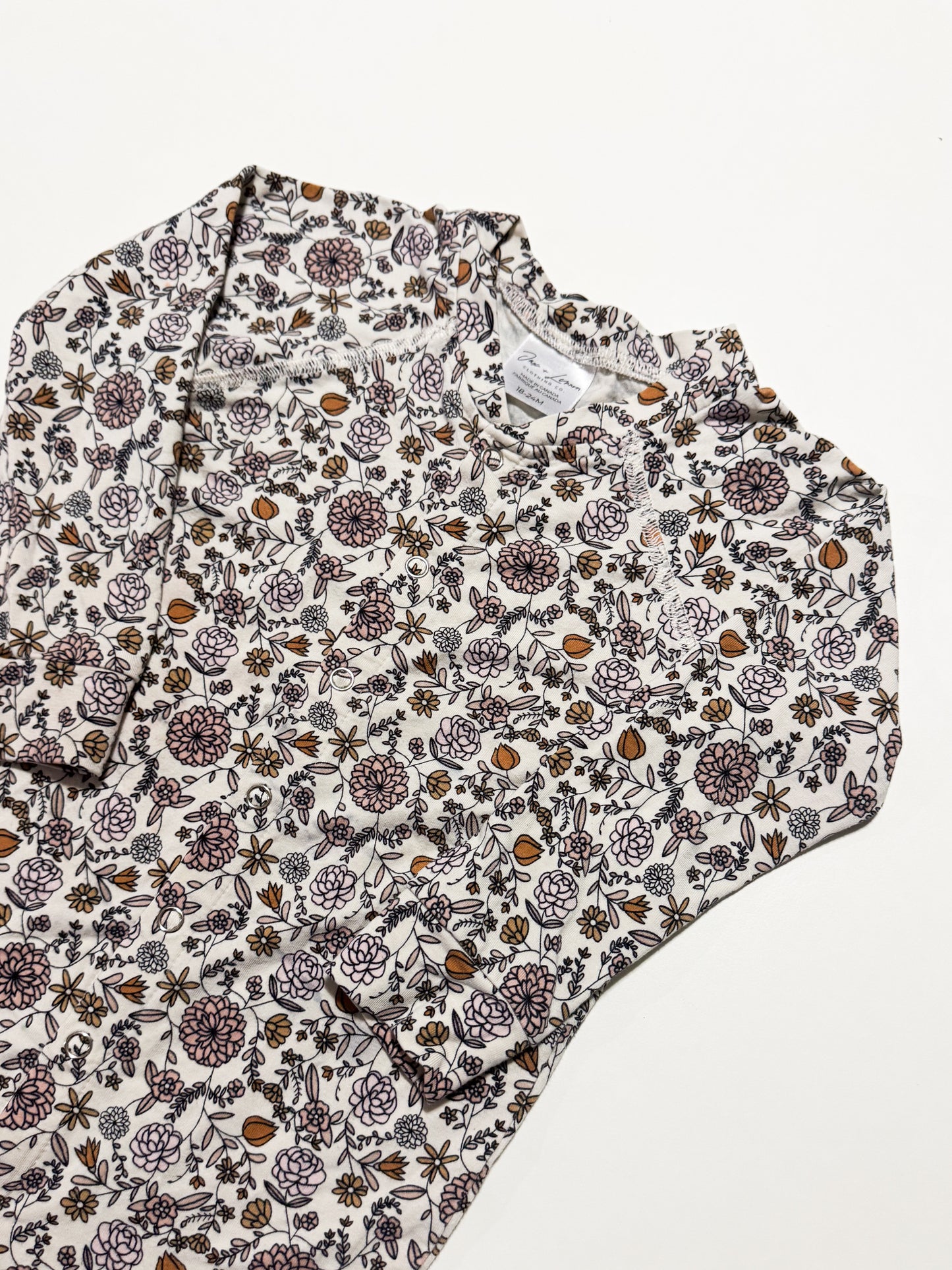 Jax + Lennon Floral Sleeper 18-24months