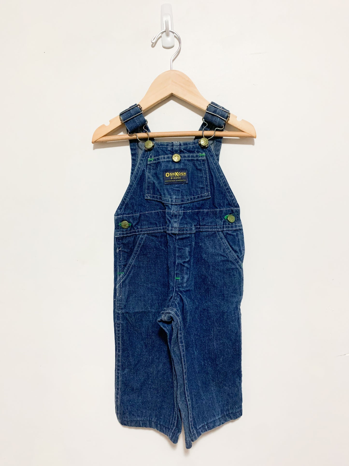 Vintage Oshkosh Denim Overalls 12 months