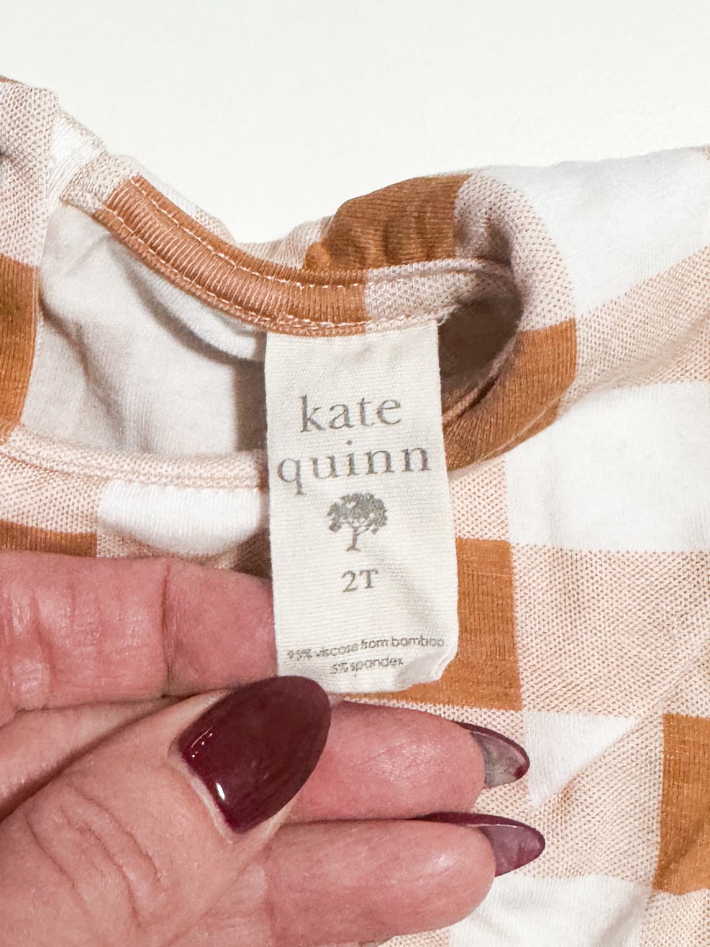 Kate Quinn Check Bubble Suit size 2T