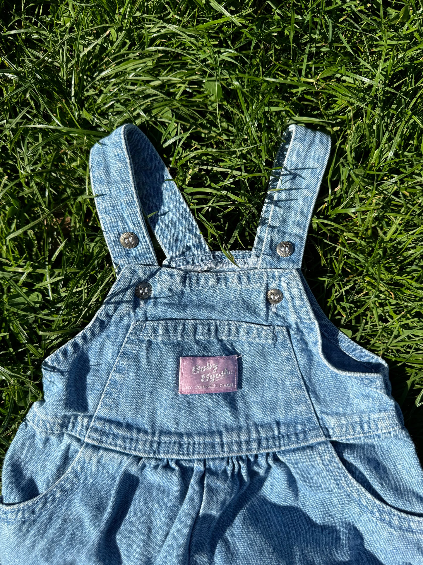 Vintage Oshkosh Denim Bubble Suit 12 months