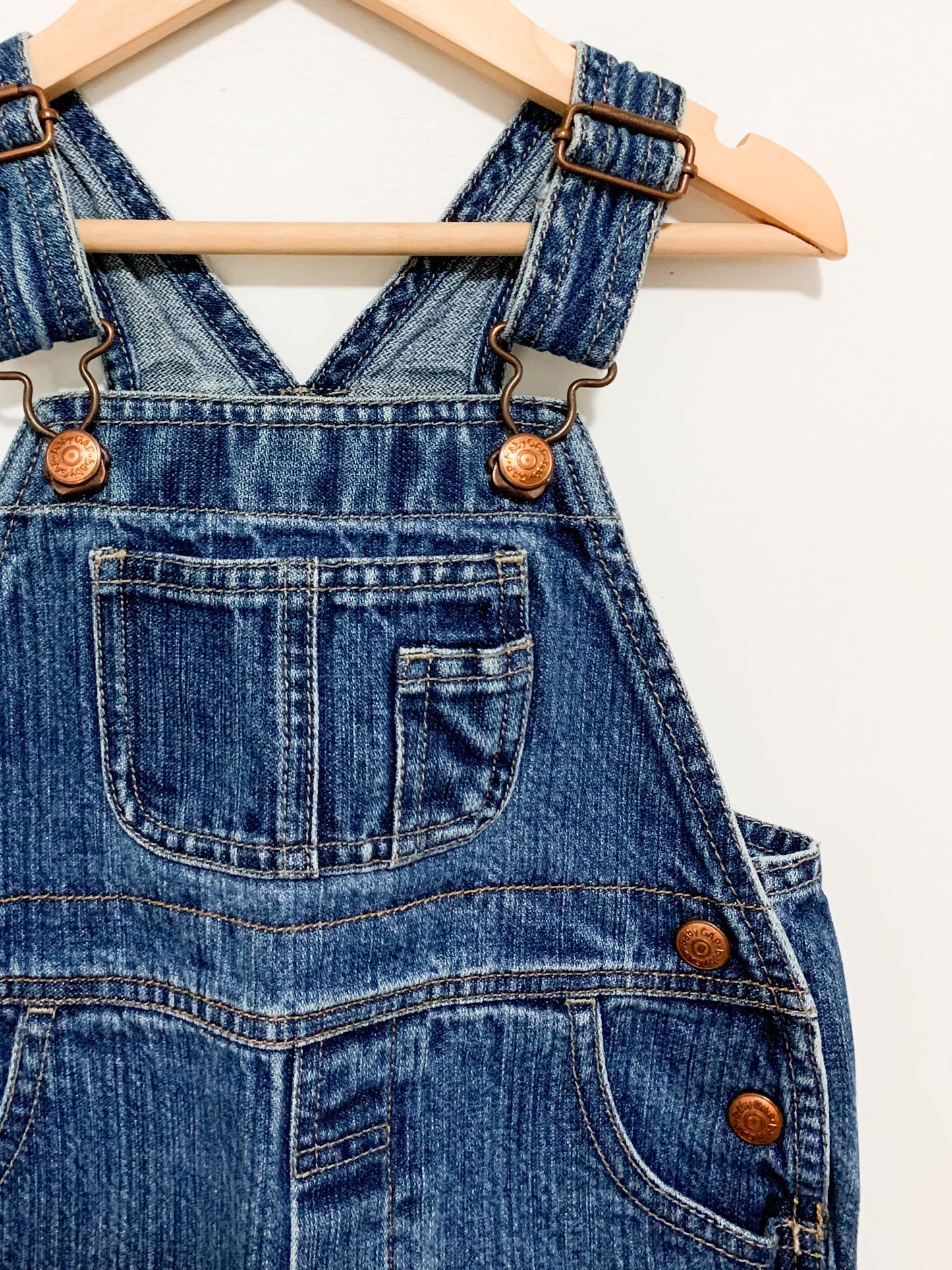 Vintage Gap Denim Overalls 18-24 months