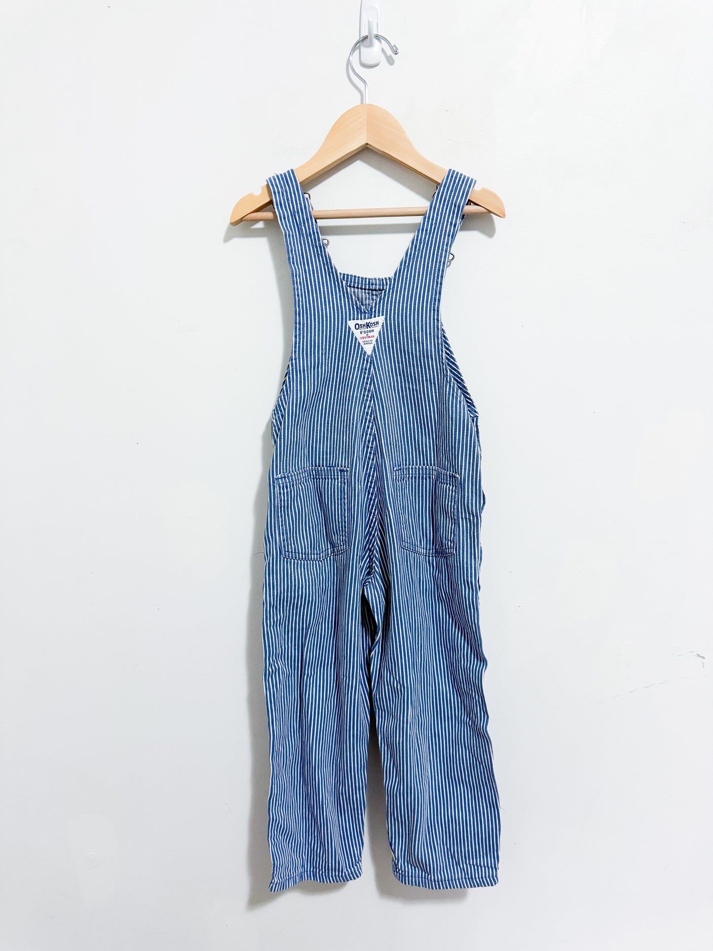 Vintage Oshkosh Hickory Striped Overalls 4T