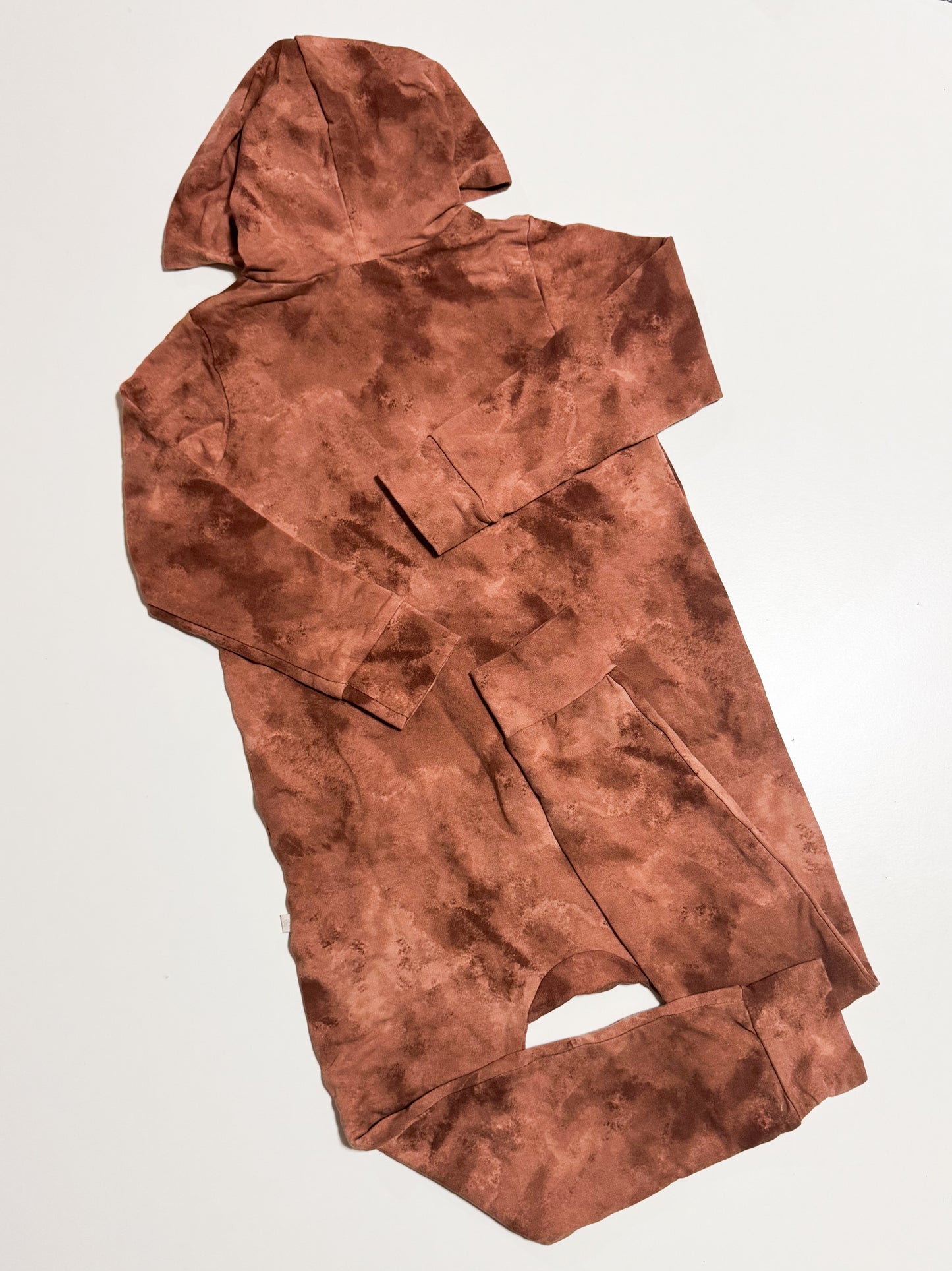 Jax + Lennon Hooded Romper size 5-6Y