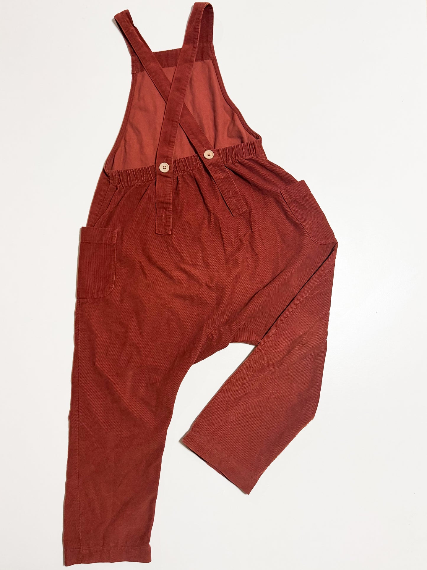 Petits Vilains Harem Overalls size 6-7Y