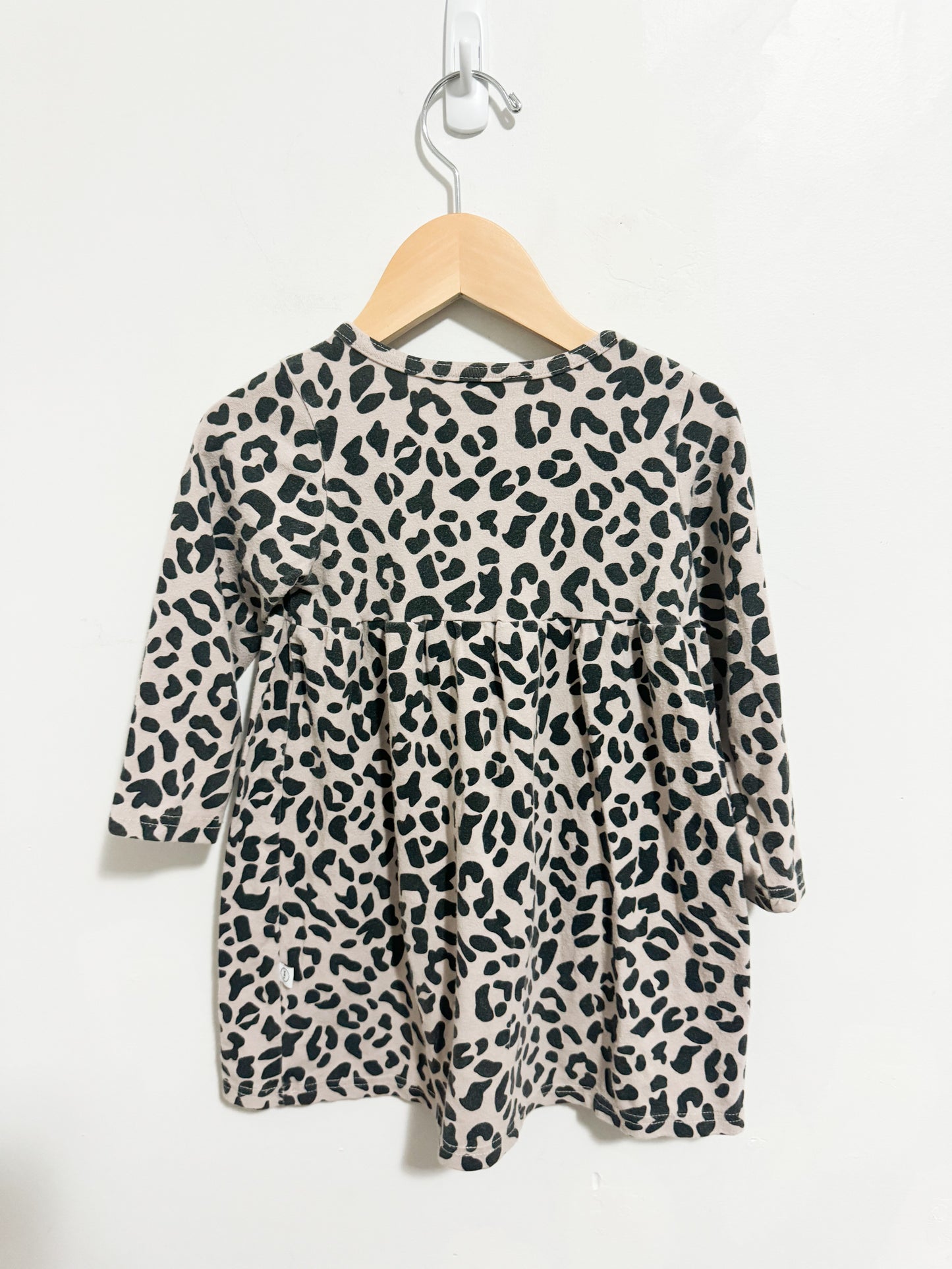 Tiny Button Apparel Animal Print Dress 2 years