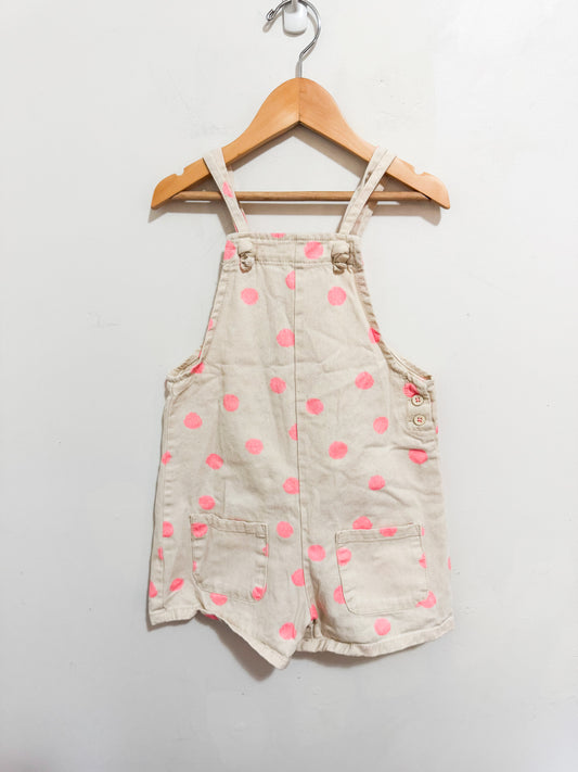 Zara Polka Dot Shortalls 3-4 years