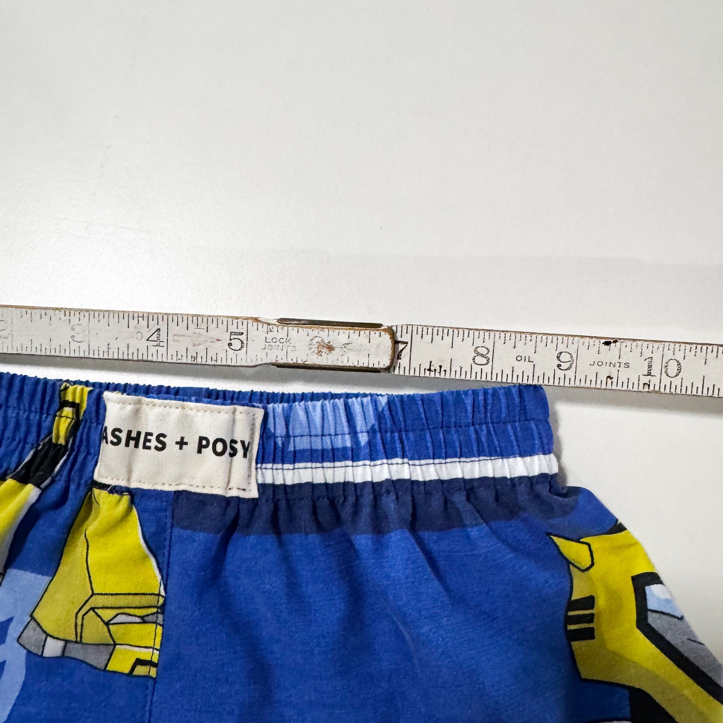 Vintage Upcycled Transformers Bumblebee Balloon Pants 3-5 years