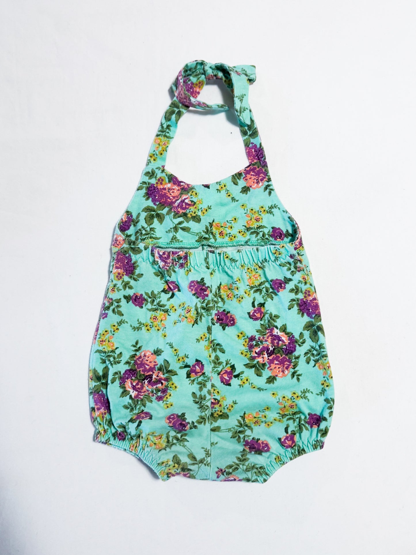 Little & Lively Floral Halter Sunsuit 9-12 months