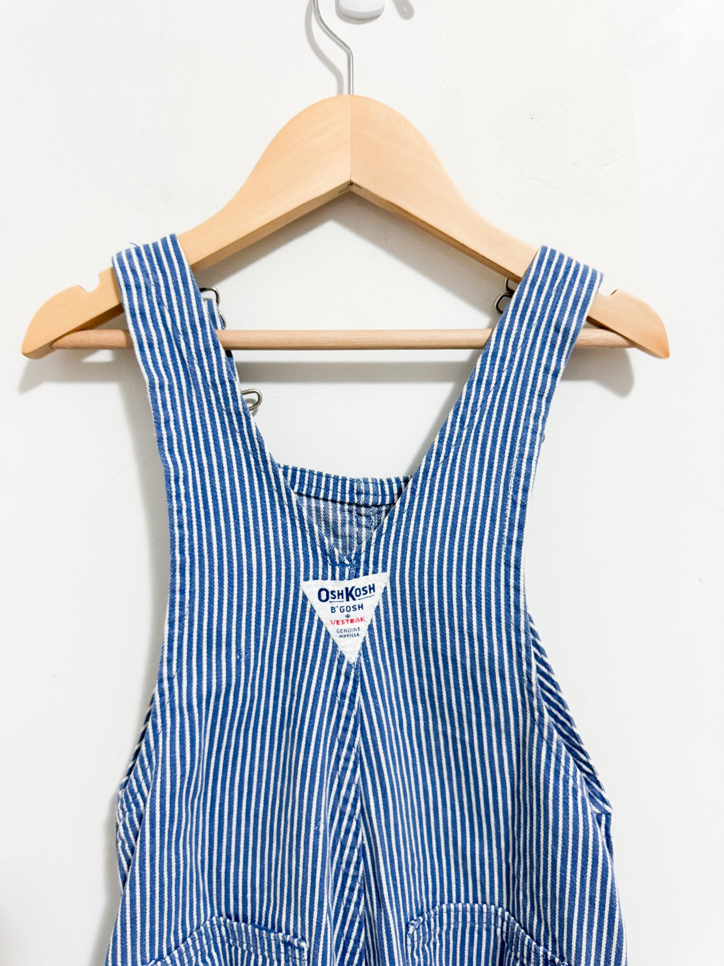 Vintage Oshkosh Hickory Striped Overalls 4T