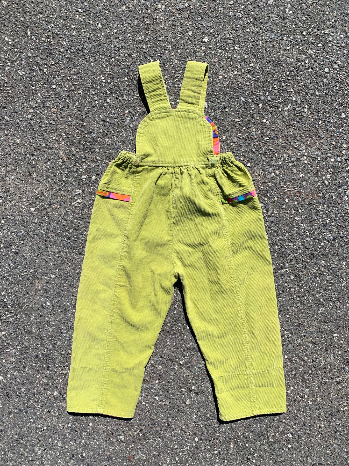 Handmade Corduroy Bubble Overalls 3-4 years