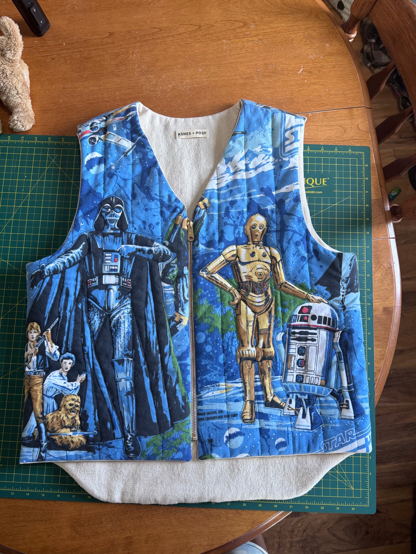 Custom upcycled vest men’s size large