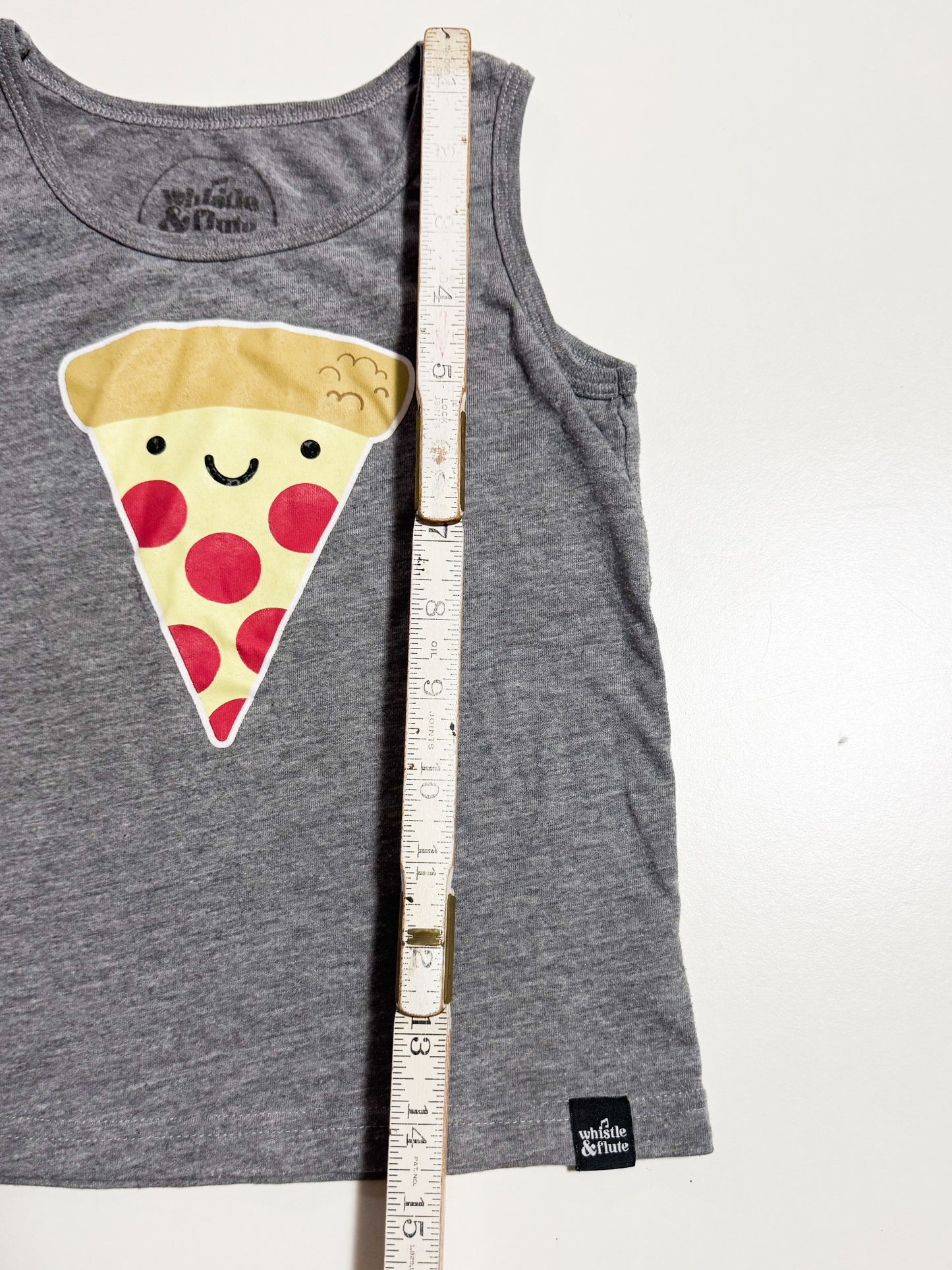 Whistle & Flute Pizza Tank Top 5-6Y