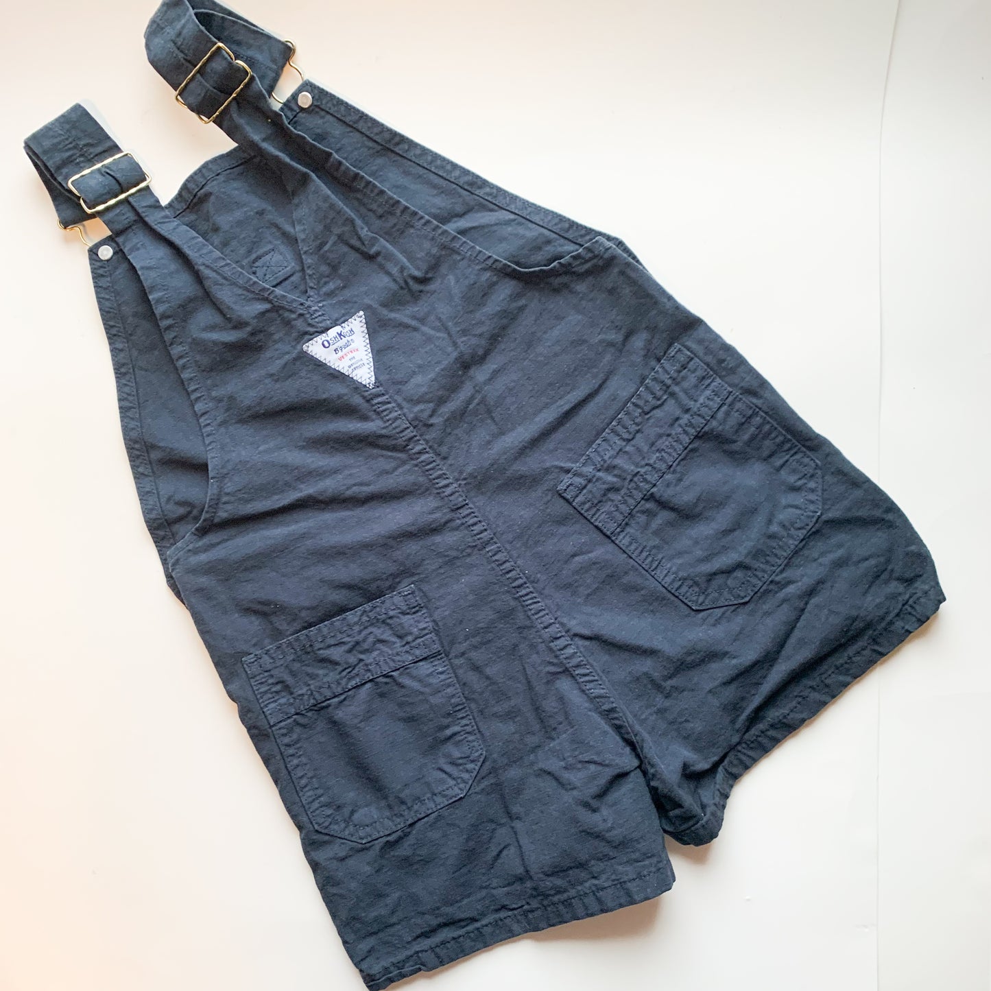 Vintage Oshkosh Navy Blue Shortalls 6X