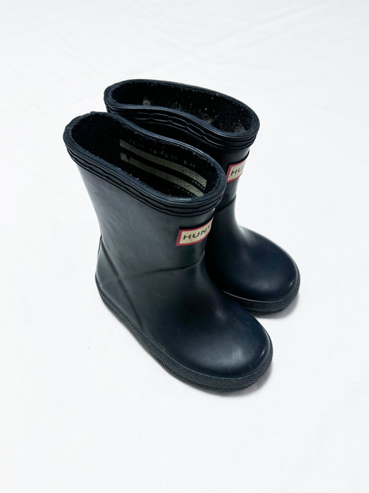 Hunter Navy Rain Boots 5US