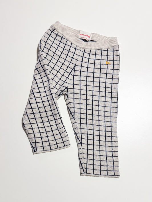 Bobo Choses Knit Grid pants 18-24 months