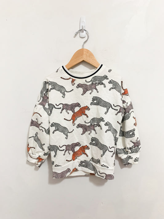 Minymo Leopard Sweatshirt 3 years