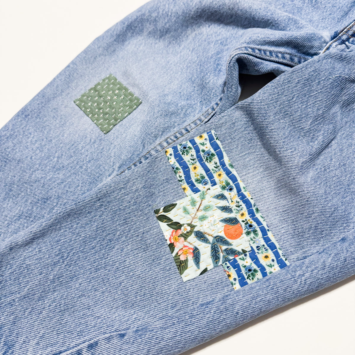 Vintage Levi’s 550’s with Sashiko Mending